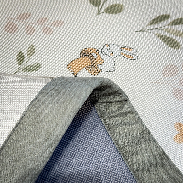 91家纺网 家纺一手货源 找家纺 全季家居 2025新款A类抗菌防螨数码印花冰藤席凉席席子 田园兔 床席