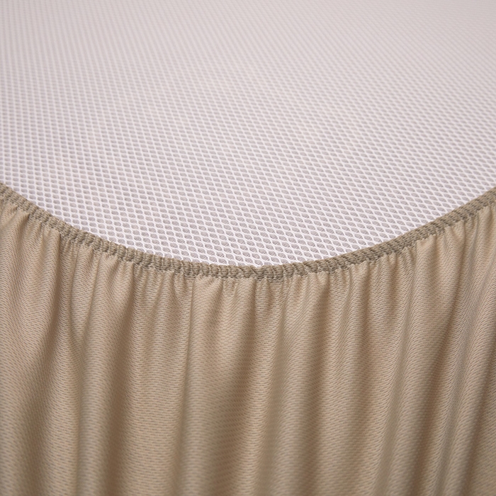 91家纺网 家纺一手货源 找家纺 全季家居 2025新款A类抗菌防螨小熊系列冰藤席凉席席子 提花熊-金咖 床笠