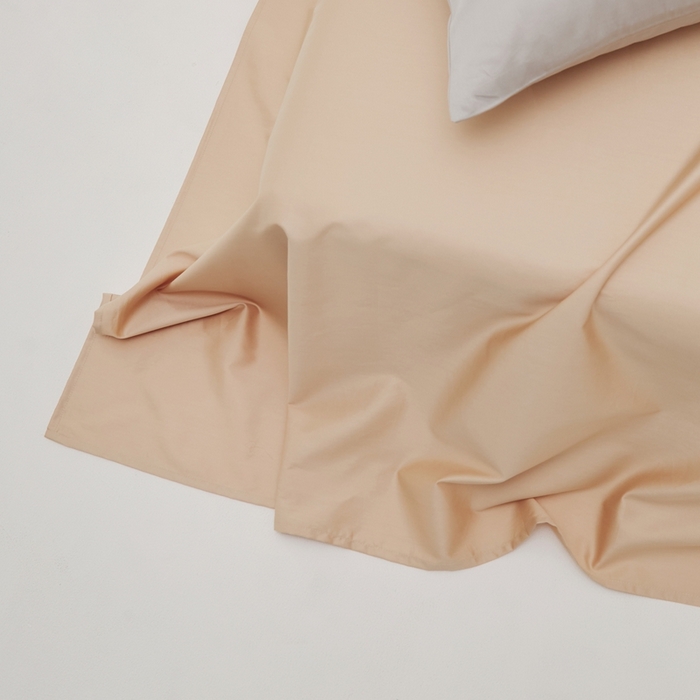 91家纺网 家纺一手货源 找家纺 禧缘家纺（原梦想家） 2025新款50双股贡缎100支长绒棉纯色单品系列-单床单 晨曦金