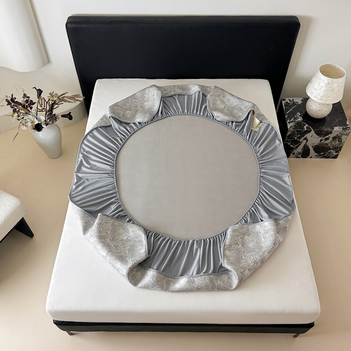 91家纺网 家纺一手货源 找家纺 （总）鑫钰 2025新款A类进口PE高冷感凉席高端聚乙烯凉豆豆高克重480克冰丝凉席床笠三件套