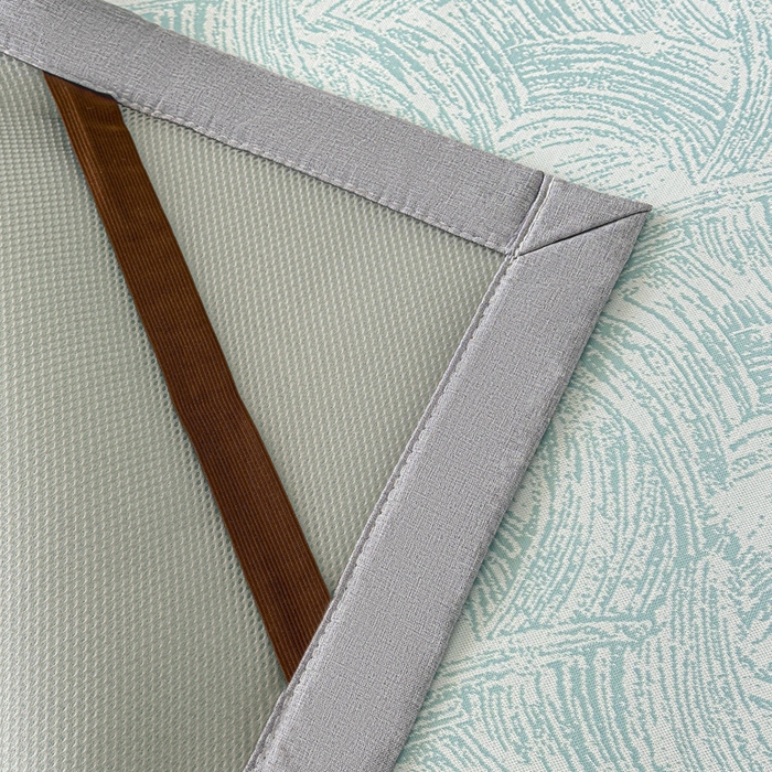 91家纺网 家纺一手货源 找家纺 鑫钰 2025新款A类进口PE高冷感凉席高端聚乙烯凉豆豆高克重480克冰丝凉席床席三件套 冰肌-水绿