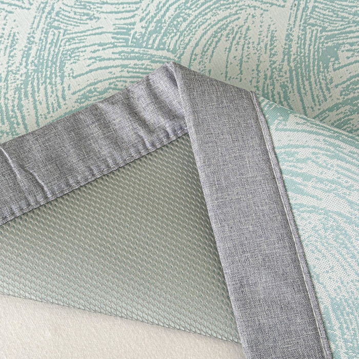 91家纺网 家纺一手货源 找家纺 鑫钰 2025新款A类进口PE高冷感凉席高端聚乙烯凉豆豆高克重480克冰丝凉席床席三件套 冰肌-水绿