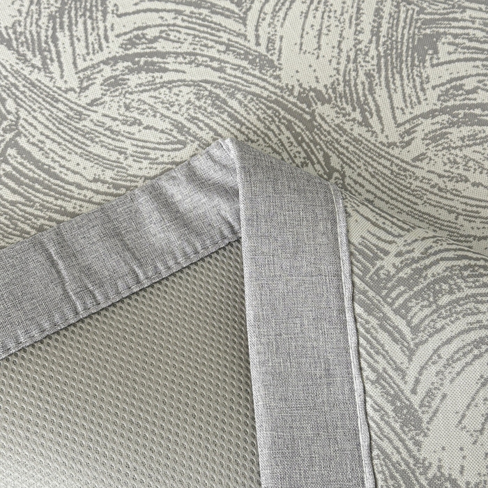 91家纺网 家纺一手货源 找家纺 鑫钰 2025新款A类进口PE高冷感凉席高端聚乙烯凉豆豆高克重480克冰丝凉席床席三件套 冰肌-银灰