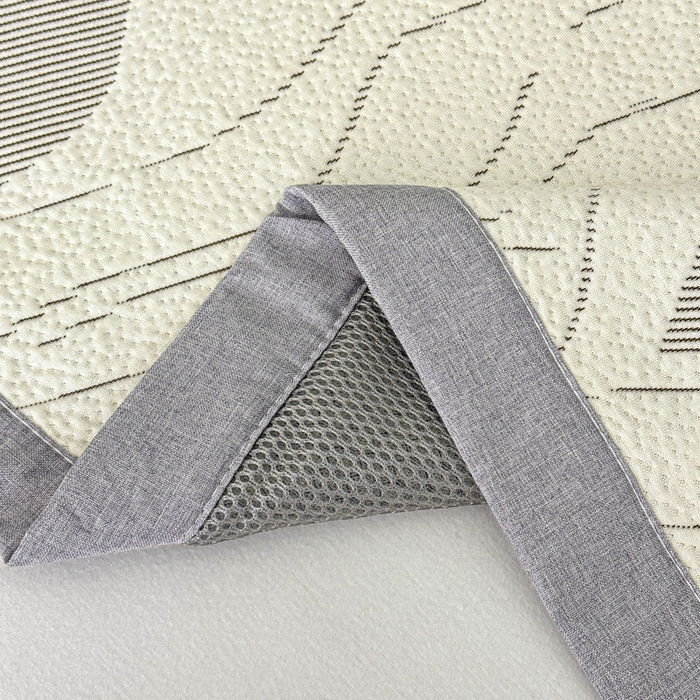 91家纺网 家纺一手货源 找家纺 鑫钰 2025新款A类进口PE高冷感凉席高端聚乙烯凉豆豆高克重480克冰丝凉席床席三件套 沁夏-奶咖