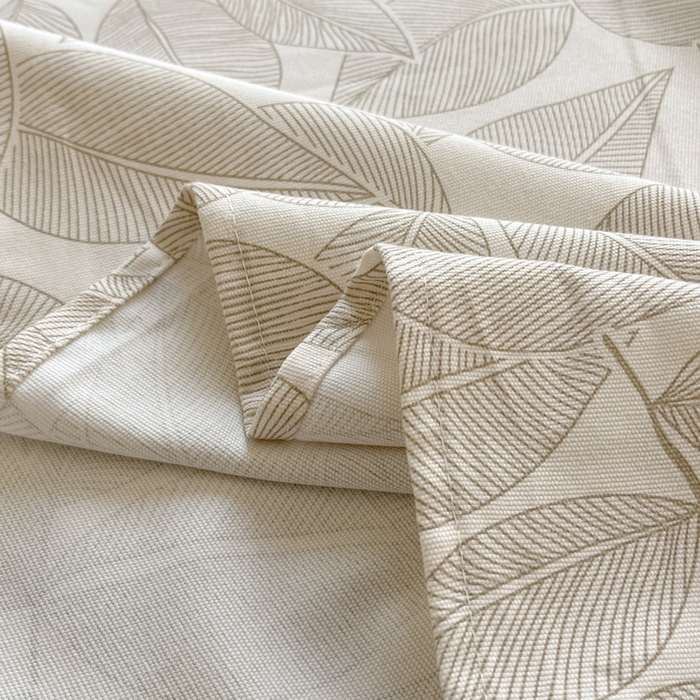 91家纺网 家纺一手货源 找家纺 鑫钰 2025新款全棉纯棉老粗布花卉系列单品床单-床笠 床单-千叶