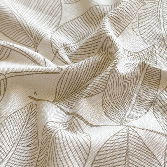 91家纺网 家纺一手货源 找家纺 鑫钰 2025新款全棉纯棉老粗布花卉系列单品床单-床笠 床笠-千叶