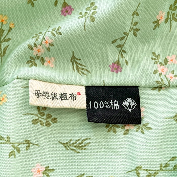 91家纺网 家纺一手货源 找家纺 鑫钰 2025新款全棉纯棉老粗布花卉系列单品床单-床笠 床笠-紫荆绿