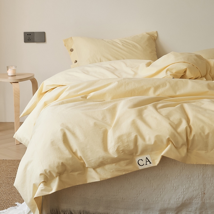 91家纺网 家纺一手货源 找家纺 （总）EH家居 2025新款旧拾光系列全棉水洗棉单品被套