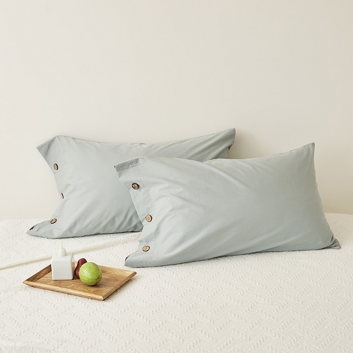 91家纺网 家纺一手货源 找家纺 （总）EH家居 2025新款旧拾光系列全棉水洗棉单品枕套