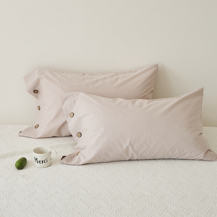 91家纺网 家纺一手货源 找家纺 （总）EH家居 2025新款旧拾光系列全棉水洗棉单品枕套