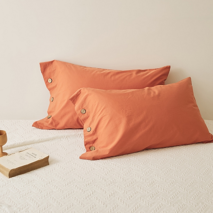 91家纺网 家纺一手货源 找家纺 （总）EH家居 2025新款旧拾光系列全棉水洗棉单品枕套