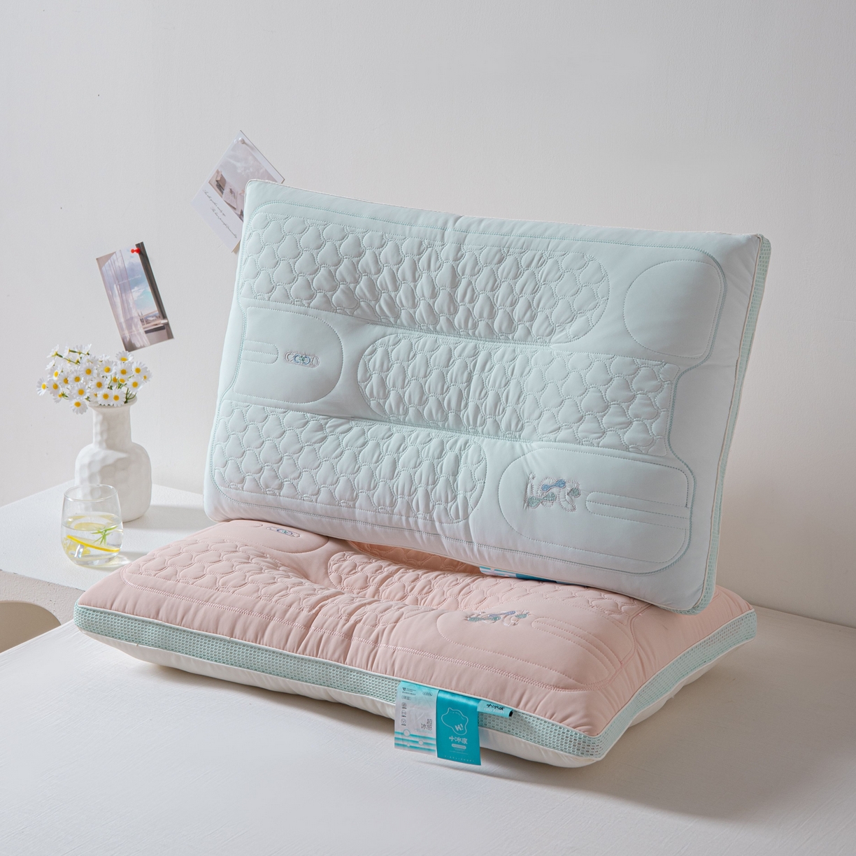 91家纺网 家纺一手货源 找家纺 （总）芯链 2025新款企鹅小海风1号枕 枕头枕芯