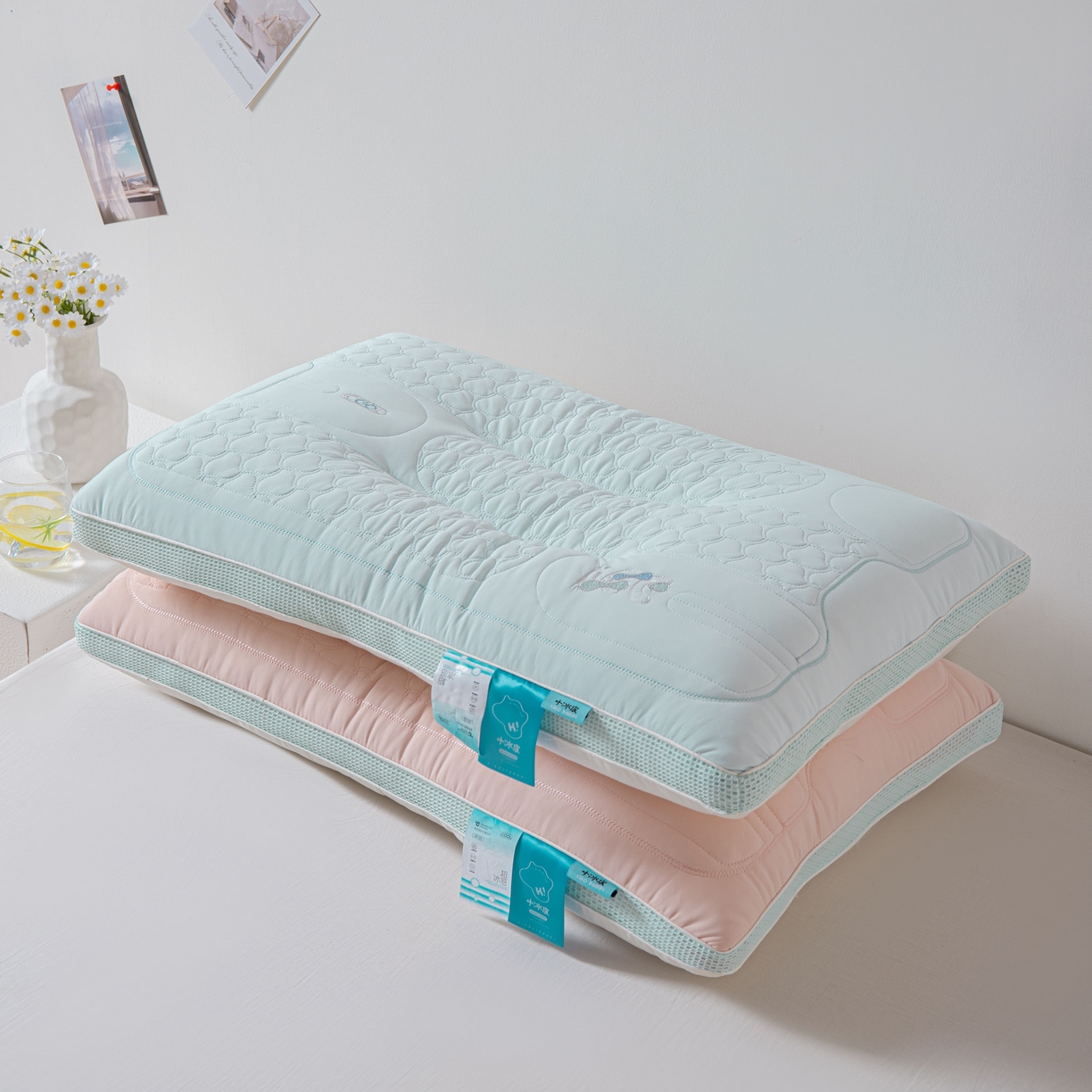 91家纺网 家纺一手货源 找家纺 （总）芯链 2025新款企鹅小海风1号枕 枕头枕芯