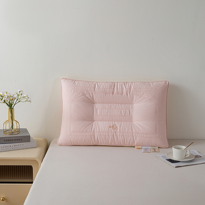 91家纺网 家纺一手货源 找家纺 贤内助家纺 2025新款植物羊绒嫩肤豆氧颜枕保健枕颈椎枕头枕芯 嫩肤豆粉