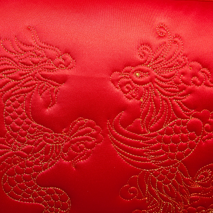 91家纺网 家纺一手货源 找家纺 （总）贤内助家纺 2025新款龙凤至禧婚庆枕保健颈椎枕头枕芯