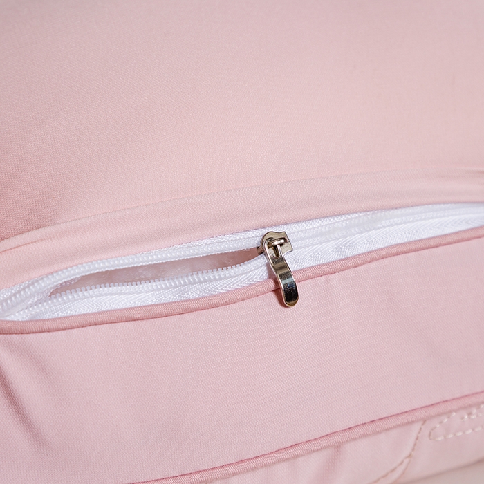 91家纺网 家纺一手货源 找家纺 贤内助家纺 2025新款洁净棉舒枕保健枕颈椎枕头枕芯 粉色