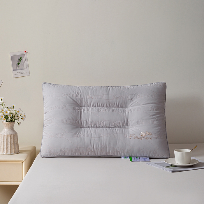 91家纺网 家纺一手货源 找家纺 （总）贤内助家纺 2025新款洁净棉舒枕保健枕颈椎枕头枕芯