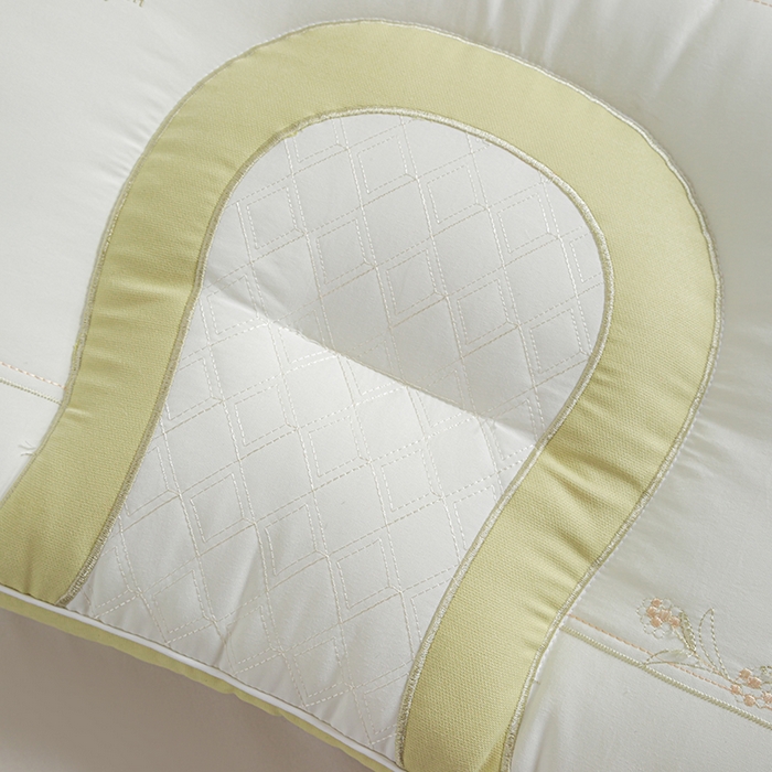 91家纺网 家纺一手货源 找家纺 贤内助家纺 2025新款艾乐芯深睡养眠枕保健枕颈椎枕头枕芯 艾乐芯白