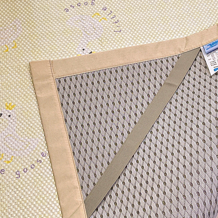 91家纺网 家纺一手货源 找家纺 布卢姆床垫2025新款A类数码印花冰藤席夏凉席--床席款 皇冠鸭