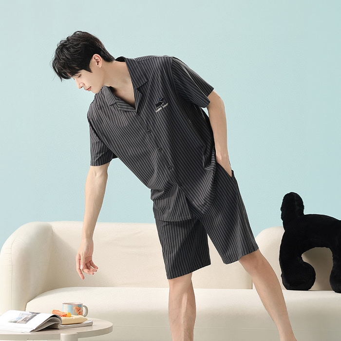 91家纺网 家纺一手货源 找家纺 （总）妍景家居生活馆2025新款翻领黑条纹小黑狗-5E5191