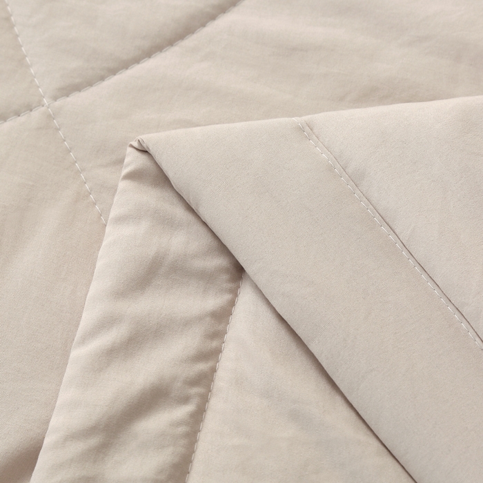 91家纺网 家纺一手货源 找家纺 妙赞2025新款水洗艾草夏被夏凉被空调被 灰色