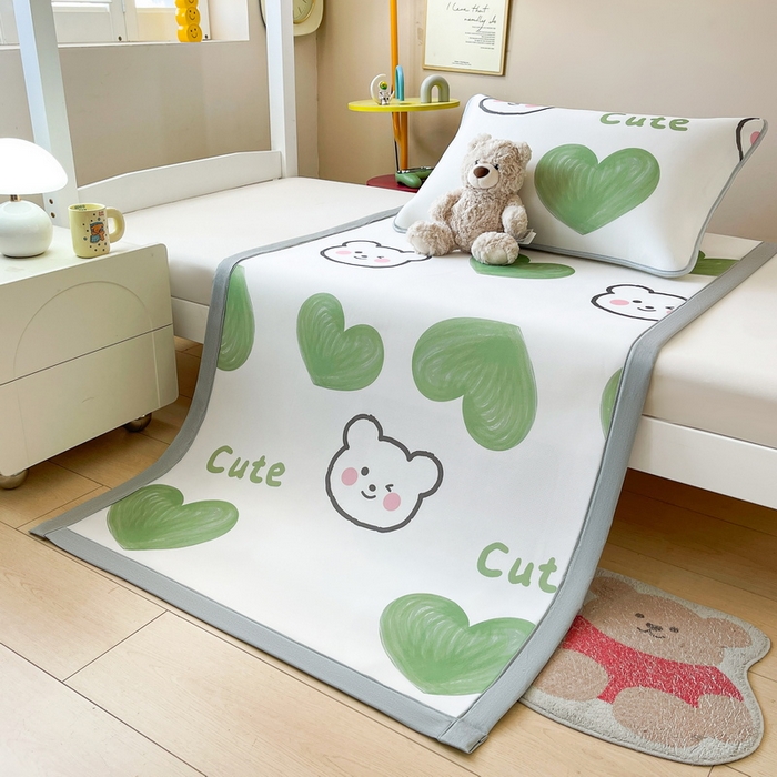 91家纺网 家纺一手货源 找家纺 （总）爱思凯2025新款【学生】碳光冰皮席凉席