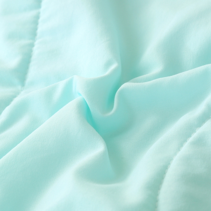 91家纺网 家纺一手货源 找家纺 妙赞2025新款水洗艾草夏被夏凉被空调被 浅绿