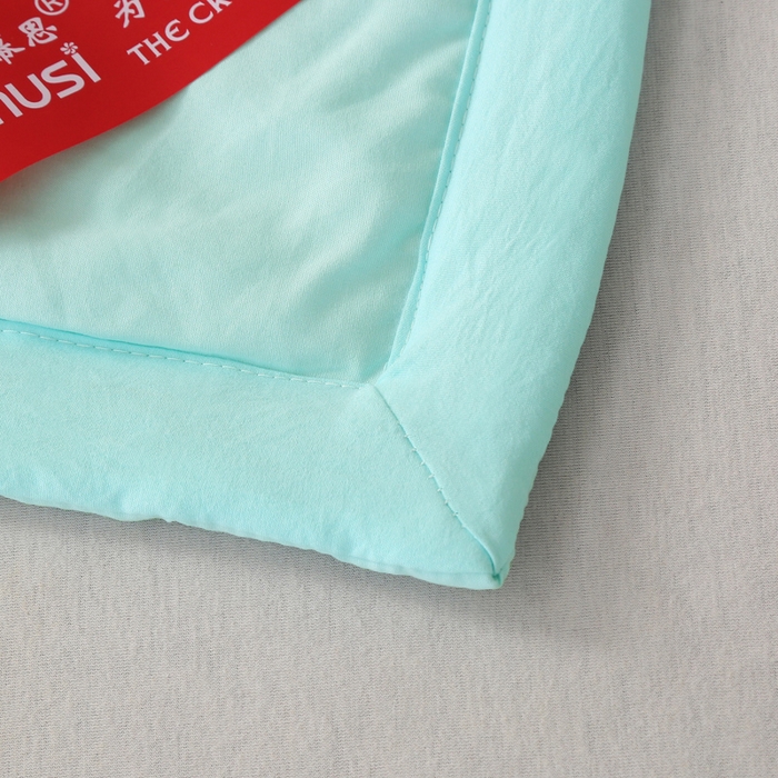 91家纺网 家纺一手货源 找家纺 妙赞2025新款水洗艾草夏被夏凉被空调被 浅绿