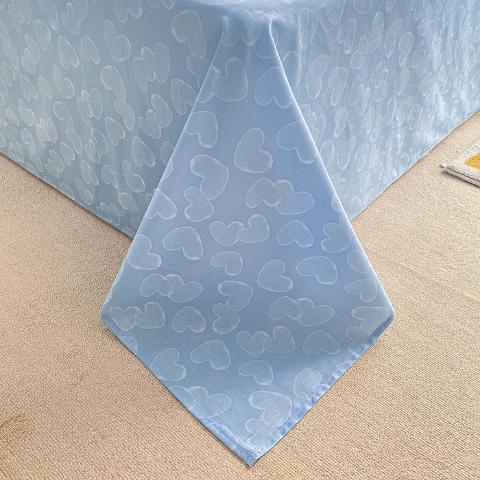 91家纺网 家纺一手货源 找家纺 琪格格 2025春夏新款全棉纯棉40S13372小清新四件套 白兔与熊