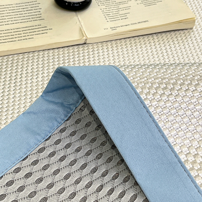 91家纺网 家纺一手货源 找家纺 布卢姆床垫2025新款A类数码印花冰藤席夏凉席--床席款 爱心柴犬