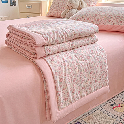 91家纺网 家纺一手货源 找家纺 （总）妖妖家纺 2025新款糯糯棉宽边夏被夏凉被空调被