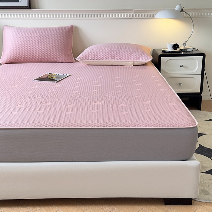 91家纺网 家纺一手货源 找家纺 （总）布卢姆床垫2025新款A类PE乙纶冰豆豆床笠款凉席