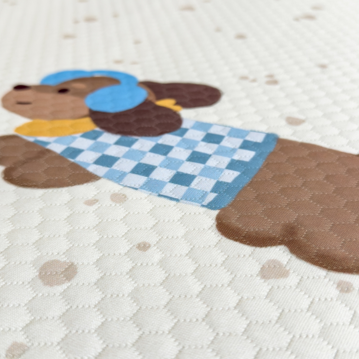 91家纺网 家纺一手货源 找家纺 （总）席世家 2025新款印花豆豆多功能地垫凉席垫