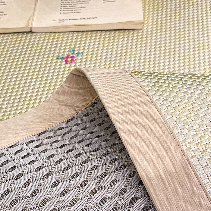 91家纺网 家纺一手货源 找家纺 布卢姆床垫2025新款A类数码印花冰藤席夏凉席--床席款 皇冠鸭