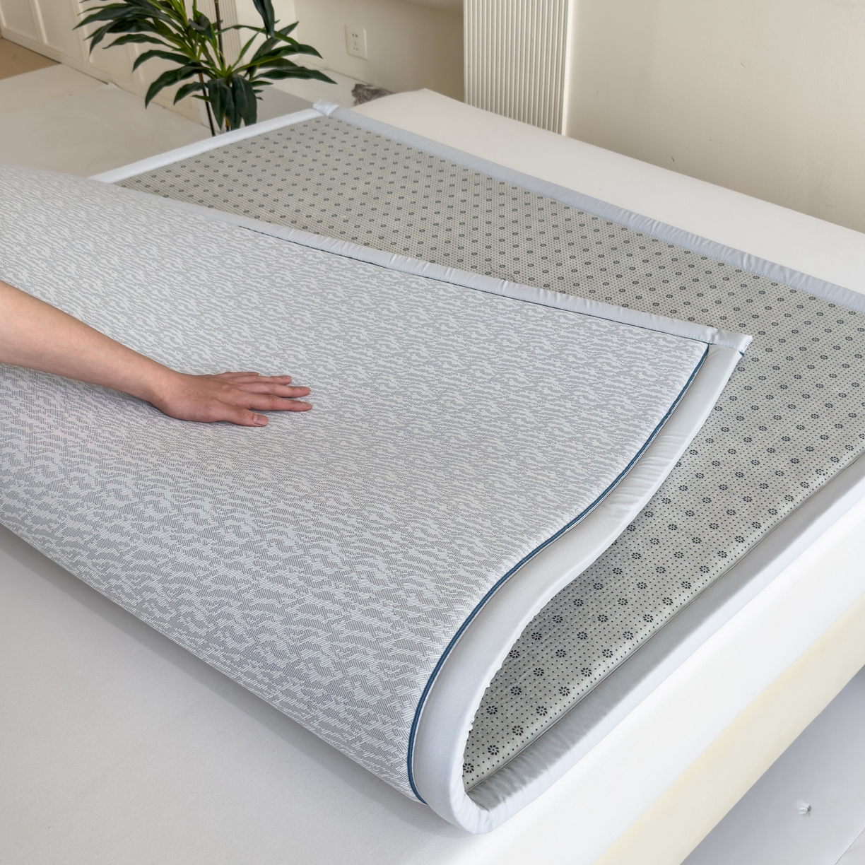 91家纺网 家纺一手货源 找家纺 （总）席世家 2025新款凉感肌理多功能地垫凉席垫