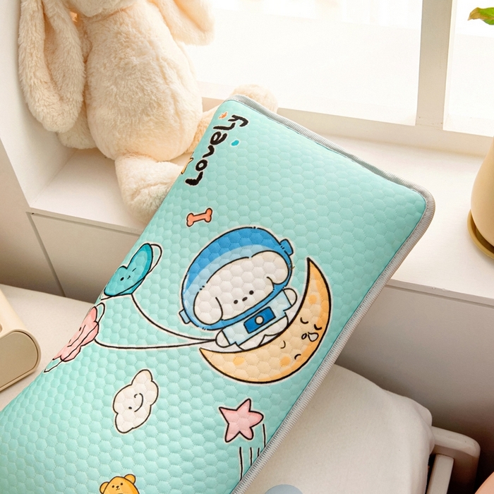 91家纺网 家纺一手货源 找家纺 富馨莱 2025新款儿童冰丝豆豆枕套 太空旅行