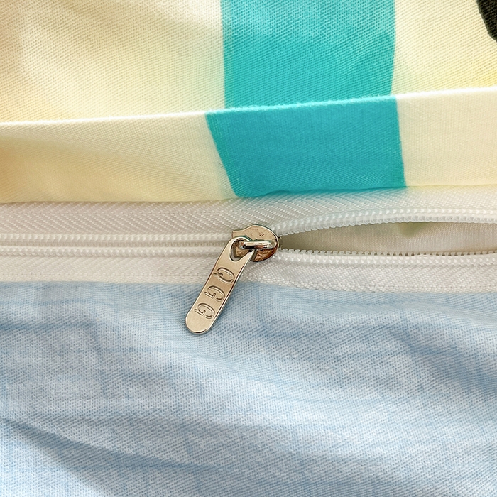 91家纺网 家纺一手货源 找家纺 琪格格 2025春夏新款全棉纯棉40S13372小清新四件套 奥利奥