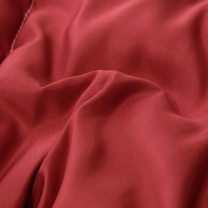 91家纺网 家纺一手货源 找家纺 妙赞2025新款水洗真丝艾草艾绒羽丝棉被被子被芯 红色