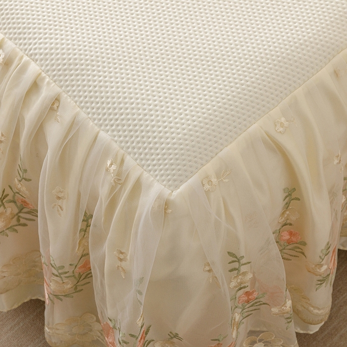 91家纺网 家纺一手货源 找家纺 好儿喜家纺  2025新款海洋丝凉感夏被四件套（此款控价所有尺寸（劵后）利润不得低于50元） 奶白