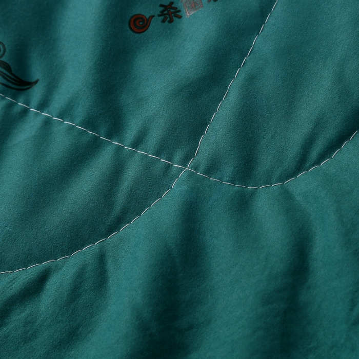 91家纺网 家纺一手货源 找家纺 妙赞2025新款水洗艾草夏被夏凉被空调被 深绿