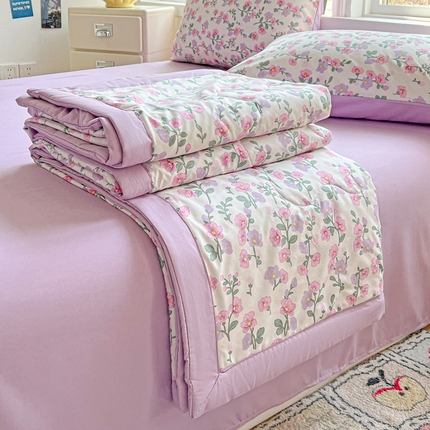 91家纺网 家纺一手货源 找家纺 （总）妖妖家纺 2025新款糯糯棉宽边夏被夏凉被空调被