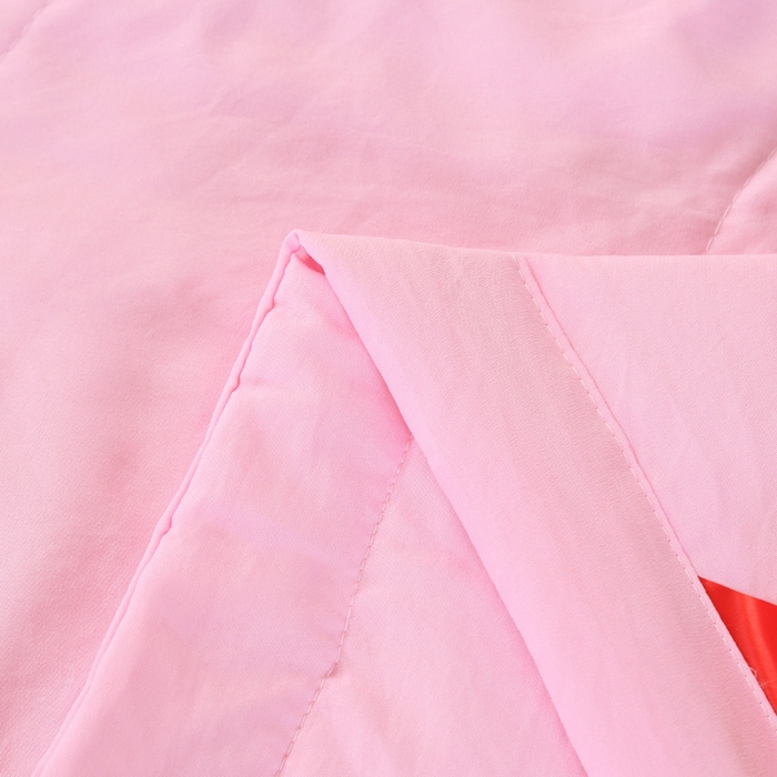 91家纺网 家纺一手货源 找家纺 妙赞2025新款水洗艾草夏被夏凉被空调被 粉色