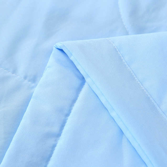 91家纺网 家纺一手货源 找家纺 妙赞2025新款水洗艾草夏被夏凉被空调被 蓝色