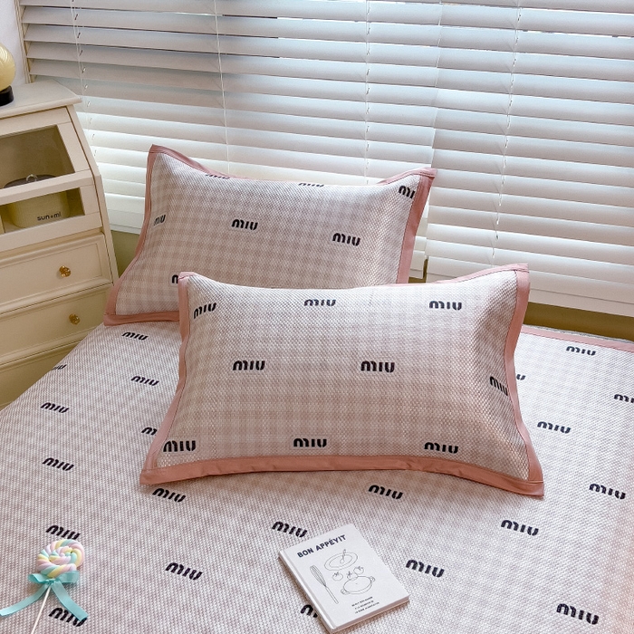 91家纺网 家纺一手货源 找家纺 （总）布卢姆床垫2025新款A类数码印花冰藤席夏凉席--床席款