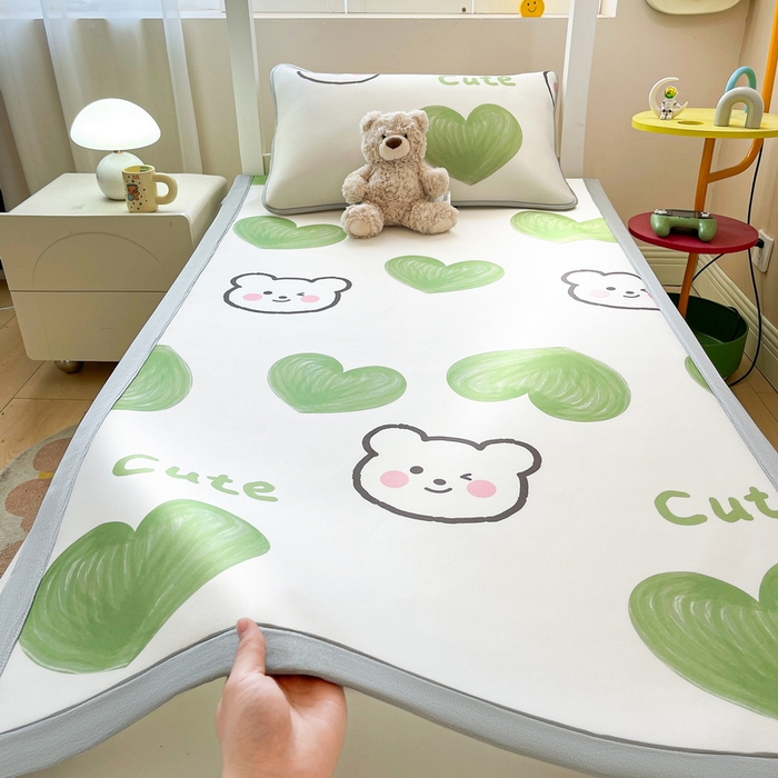 91家纺网 家纺一手货源 找家纺 （总）爱思凯2025新款【学生】碳光冰皮席凉席