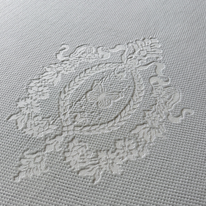 91家纺网 家纺一手货源 找家纺 布卢姆床垫2025新款A类PE乙纶冰豆豆床笠款凉席 蝴蝶花镜 灰