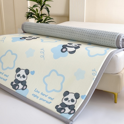 91家纺网 家纺一手货源 找家纺 （总）席世家 2025新款印花豆豆多功能地垫凉席垫