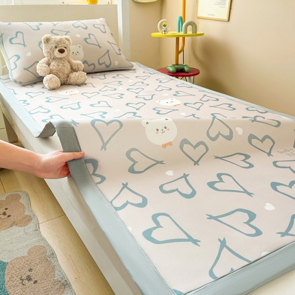 91家纺网 家纺一手货源 找家纺 （总）爱思凯2025新款【学生】碳光冰皮席凉席