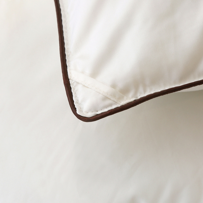 91家纺网 家纺一手货源 找家纺 妙赞2025新款水洗真丝艾草艾绒羽丝棉被被子被芯 白色