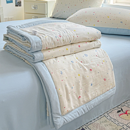 91家纺网 家纺一手货源 找家纺 （总）妖妖家纺 2025新款糯糯棉宽边夏被夏凉被空调被